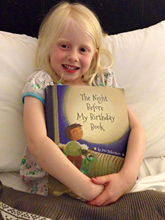 Girl with Night Before My Birthday Book